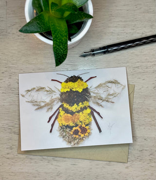 Bumble Bee Nature Art Card