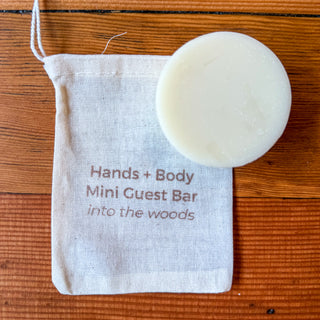 Hands + Body Mini Guest Bar Soap – into the woods