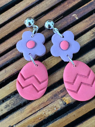 Easter Flower Earrings