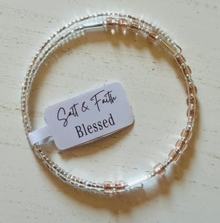 Morse Code Bracelet Blessed