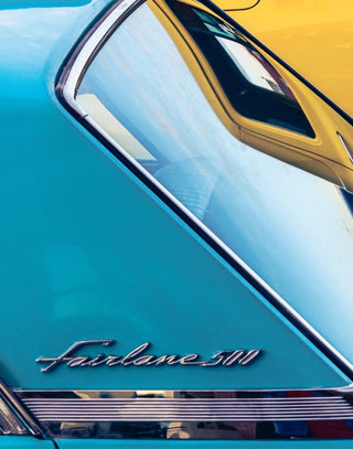 Greeting Card: Blue & Yellow Cars