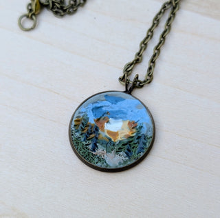 Superior Hiking Trail Clay Necklace