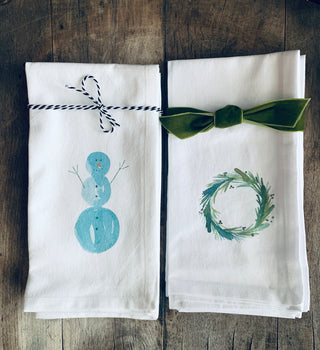 DInner Napkins-Snowman