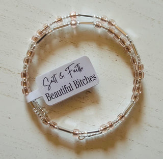 Morse Code Bracelet Beautiful Bitches
