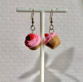 Cupcake Earrings - Vanilla