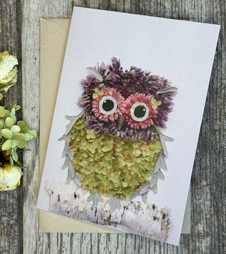 Owl "Lulu" Nature Art Card