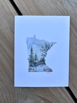 Greeting card MN Creek