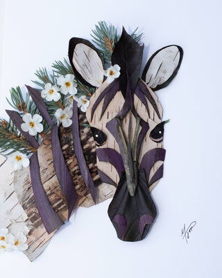 Zebra Nature Art Print