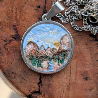 Zion National Park Clay Necklace