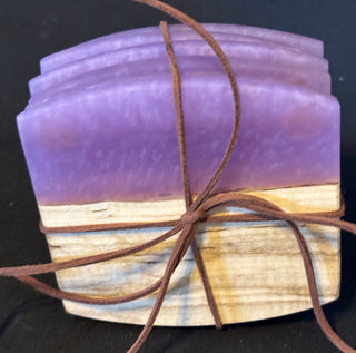 Coaster Set Maple/Purple