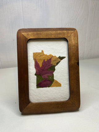 4x6 Wood MN Leaf Frame