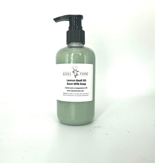 Liquid Goat Milk Soap Lemon Basil