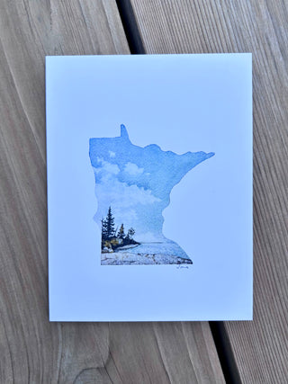Greeting card MN Rock