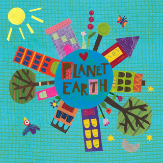 Greeting Card:Heart Planet Earth