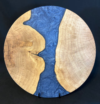 Lazy Susan Maple/Blue