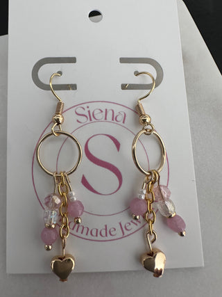 Dangle Heart Earrings