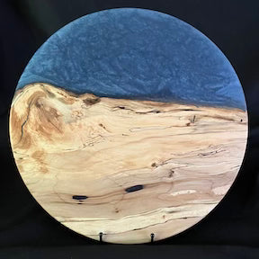 Lazy Susan Maple/Blue