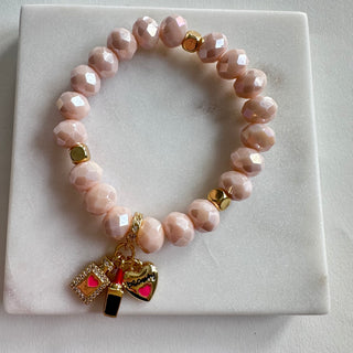 Bracelet with girlie charms