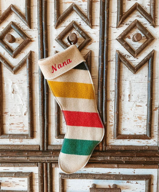 Camp Blanket Stocking