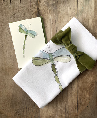 Floursack towel with matching notecard