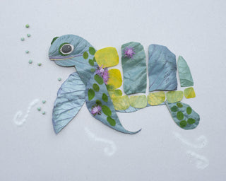 Turtle Nature Art Card