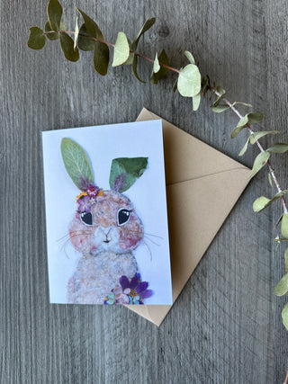 Bunny "Mackenzie" Nature Art Card