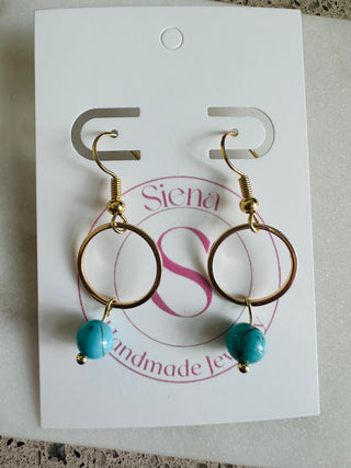 Dangle turquoise Earrings
