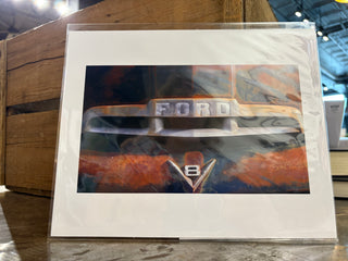 Wall Art: 8x10 Ford Rust