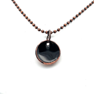 Penny Necklace Black
