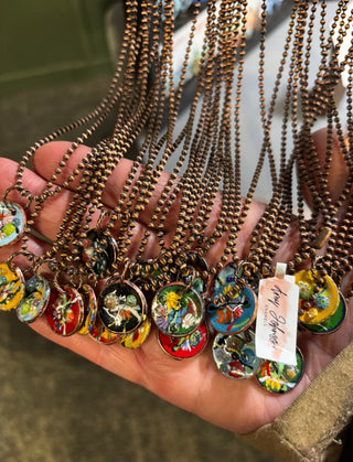 Penny Necklace Multi Color