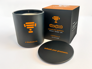 The GOAT 8 oz Scented Soy Candle