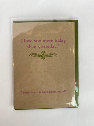 More today than yesterday BP044