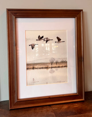Framed print - Flying Geese