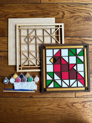 Cardinal Barn Quilt Painting DIY