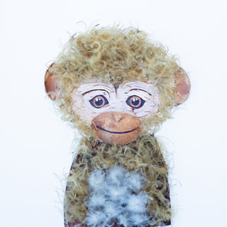 Monkey "Monty" Nature Art Card