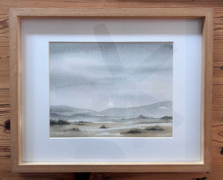 Framed print - Golden Abstract 16x20