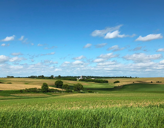 Greeting Card: Midwest Sky & Rolling Hills