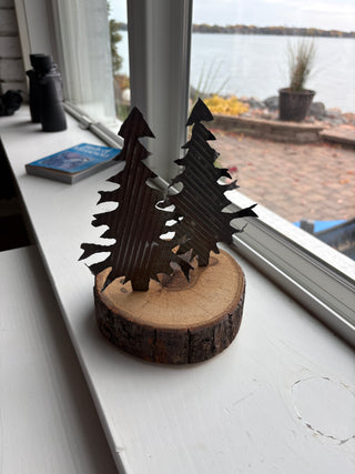 Metal tiny trees