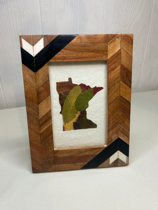 Wood MN Leaf Frame 4x6
