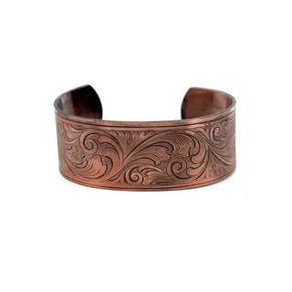 Copper Bracelet Swirls