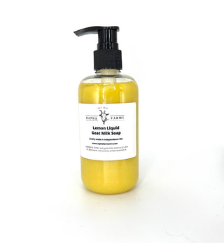 Liquid Goat Milk Soap Lemon