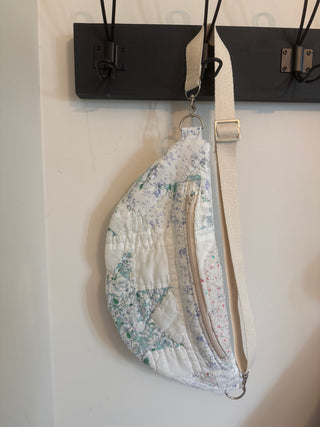 Vintage Quilt Belt Bag