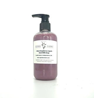 Liquid Goat Milk Soap Black Raspberry