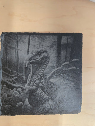 Turkey slate coaster