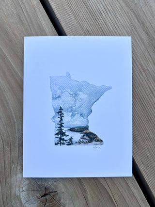 Greeting card MN Cliff