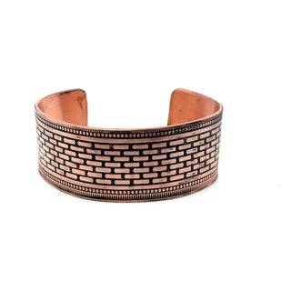 Copper Bracelet Brick Road