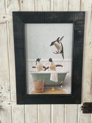 Penguins print