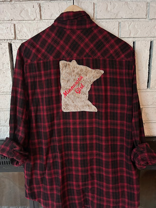 Upcycled MN Flannel