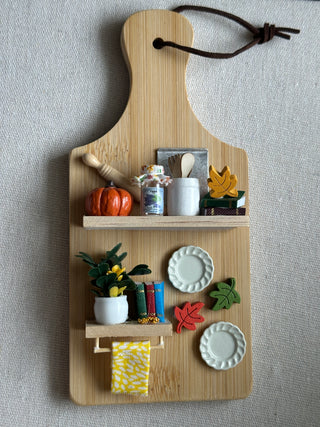 Miniature Kitchen Scene Wall Decor