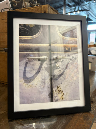 Wall Art: 8x10 Old Car Door Framed